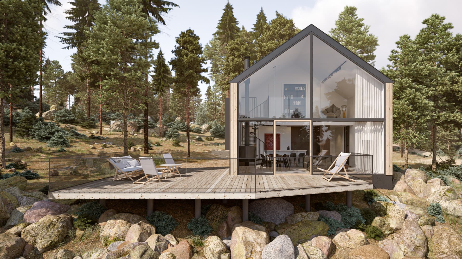 Forest House — dom w lesie 82,48 m², HouseForm