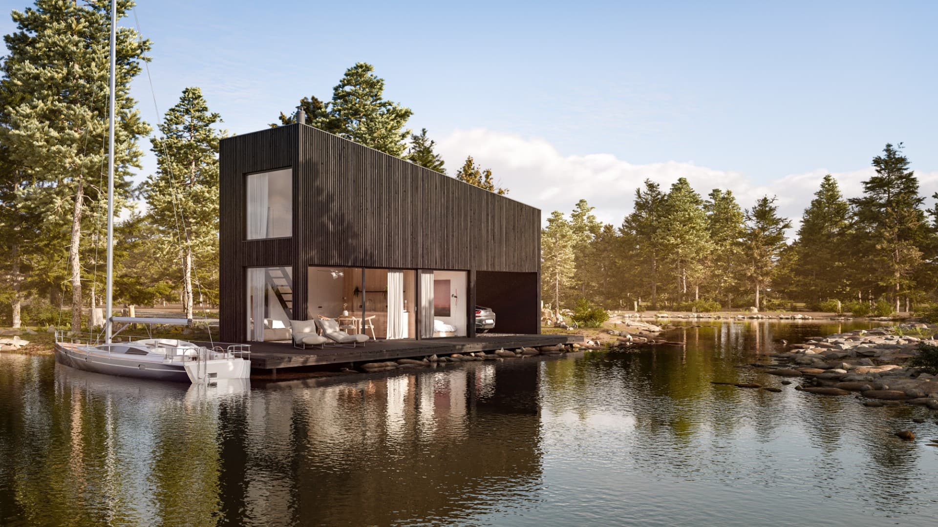 Lake House — dom nad jeziorem 39,83 m², HouseForm
