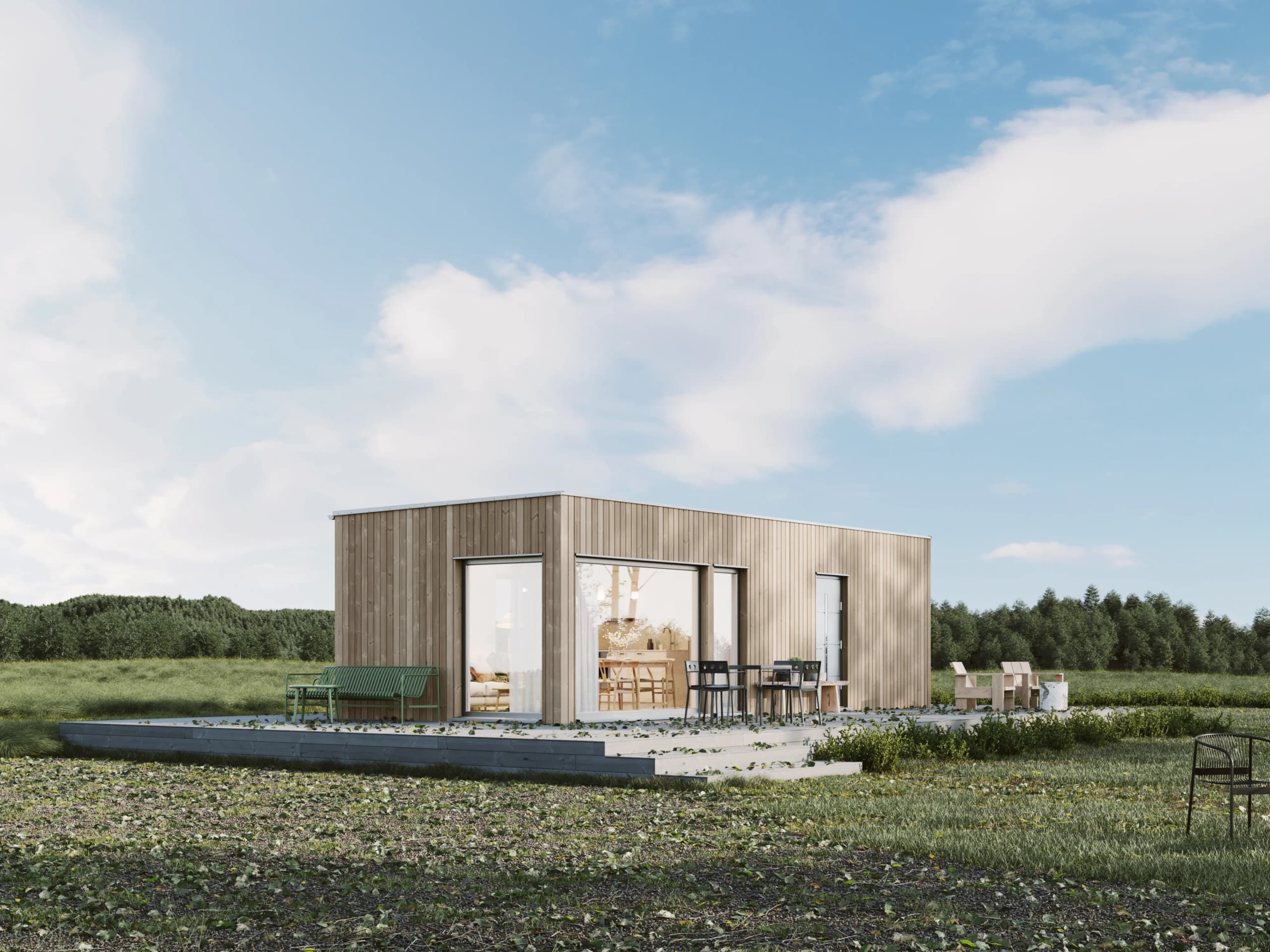 Dom letniskowy Rak NR.40 — 40 m² — model domu