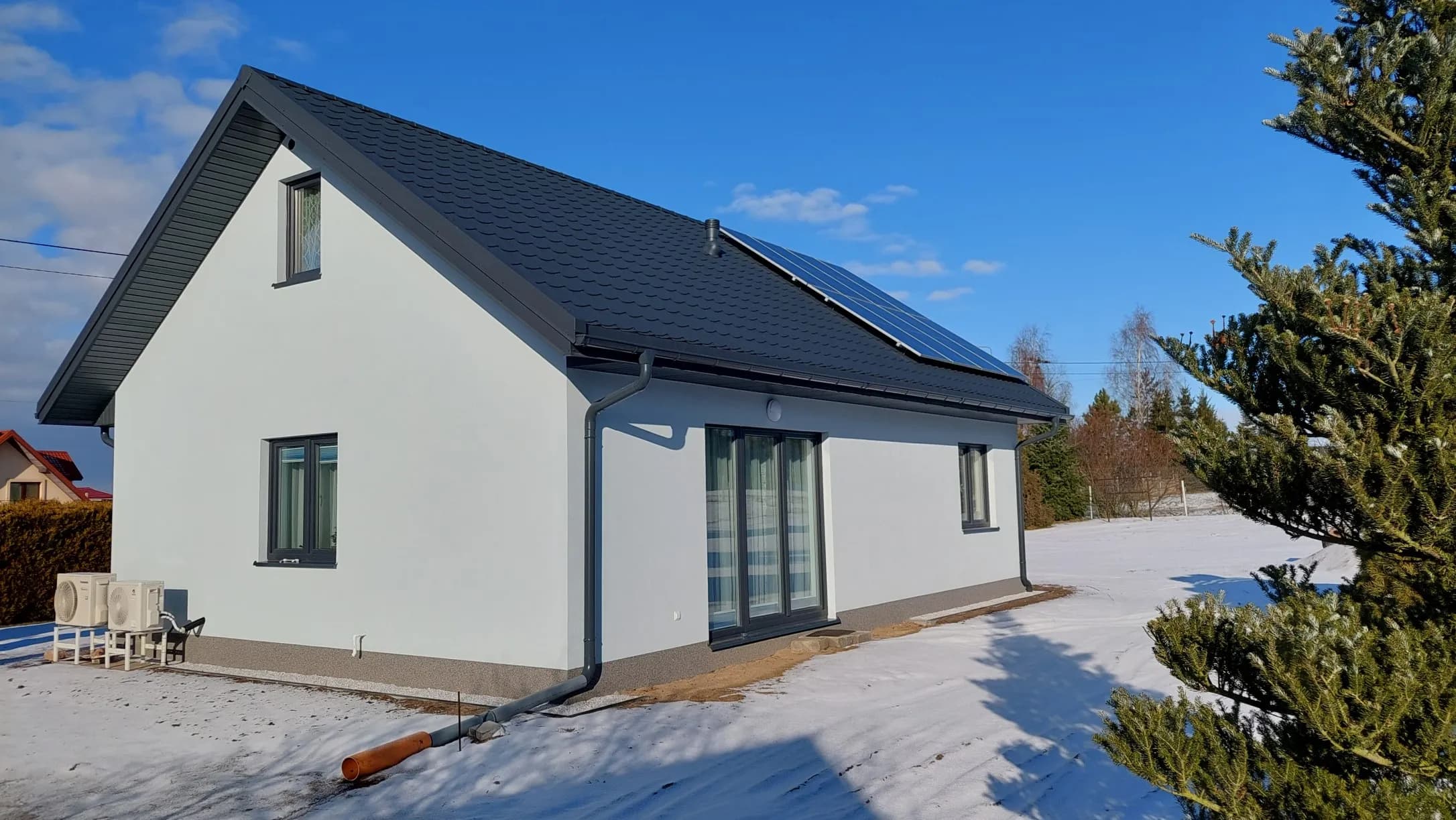 Dom skandynawski 70 parterowy — 70,3 m² — Hygge Hus sp. z o.o.