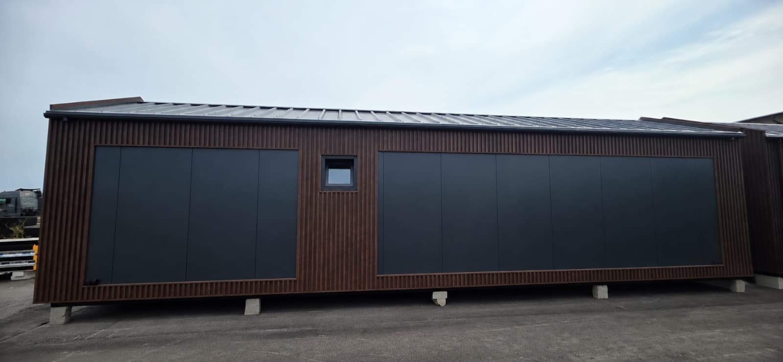 Dom modułowy Stodoła — 12 × 4 m — KACPER-POL