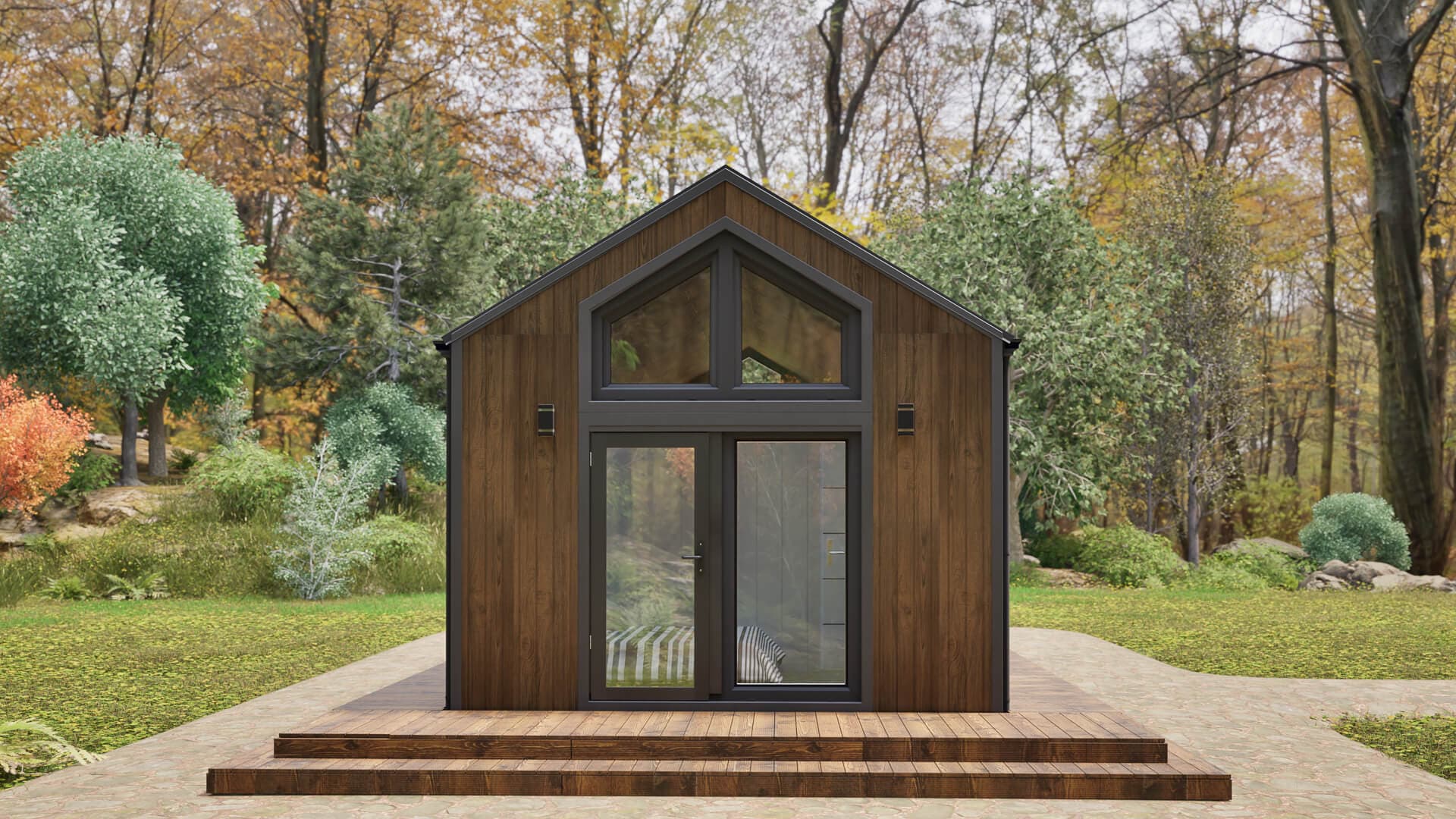 Saturn 45 — dom mobilny z antresolą 16 m² — model domu