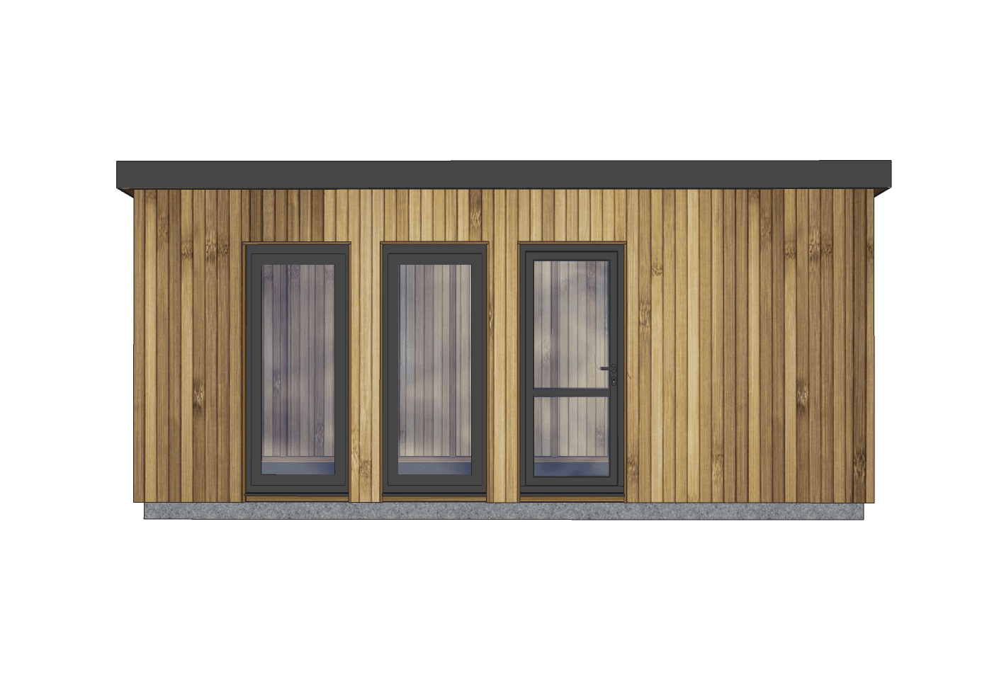 Domek ogrodowy 3 × 6 m Economy — 18 m² — Kvalitnidomek.cz s.r.o.