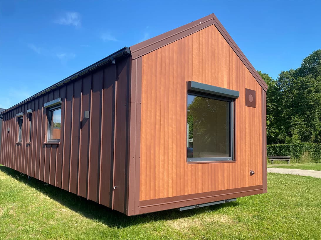 Dom mobilny Natura — 35 m² (3,7 × 9,45 m) — Tartak Urszulewo sp. z o.o. (Lacroma House)