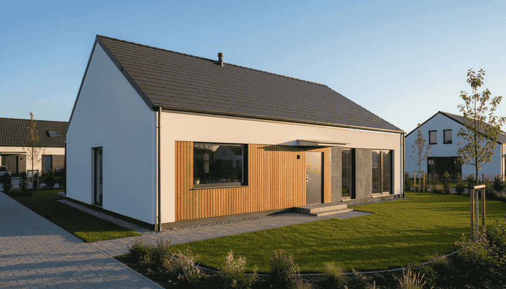 Familio — parterowy dom 110 m² z dwiema łazienkami — model domu