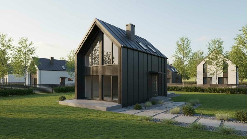 Smarti — piętrowy dom 56 m² z trzema sypialniami — model domu