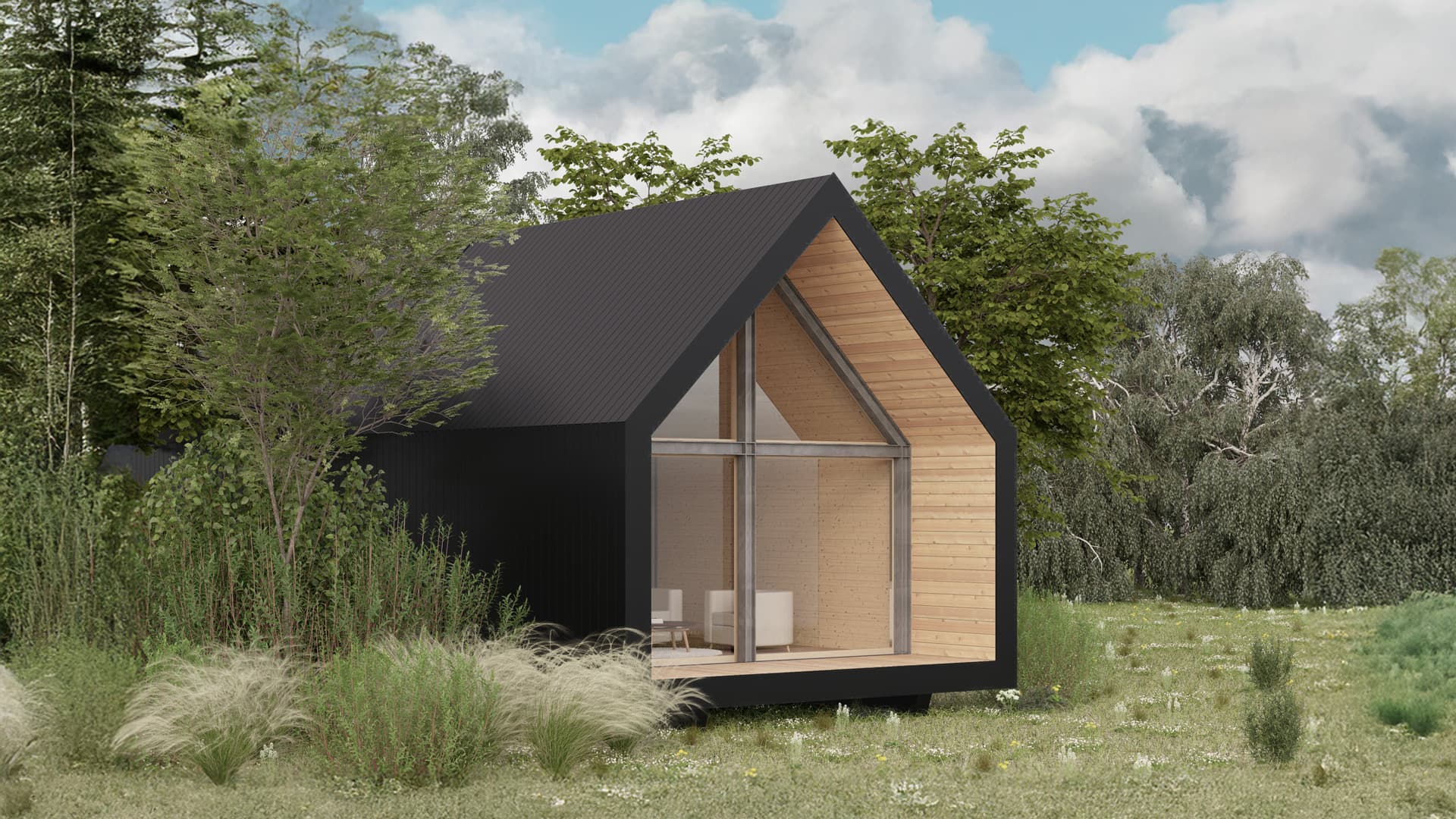 Domek glampingowy Lushna Chalet — dwupoziomowy, 80 m² — Lushna d.o.o.