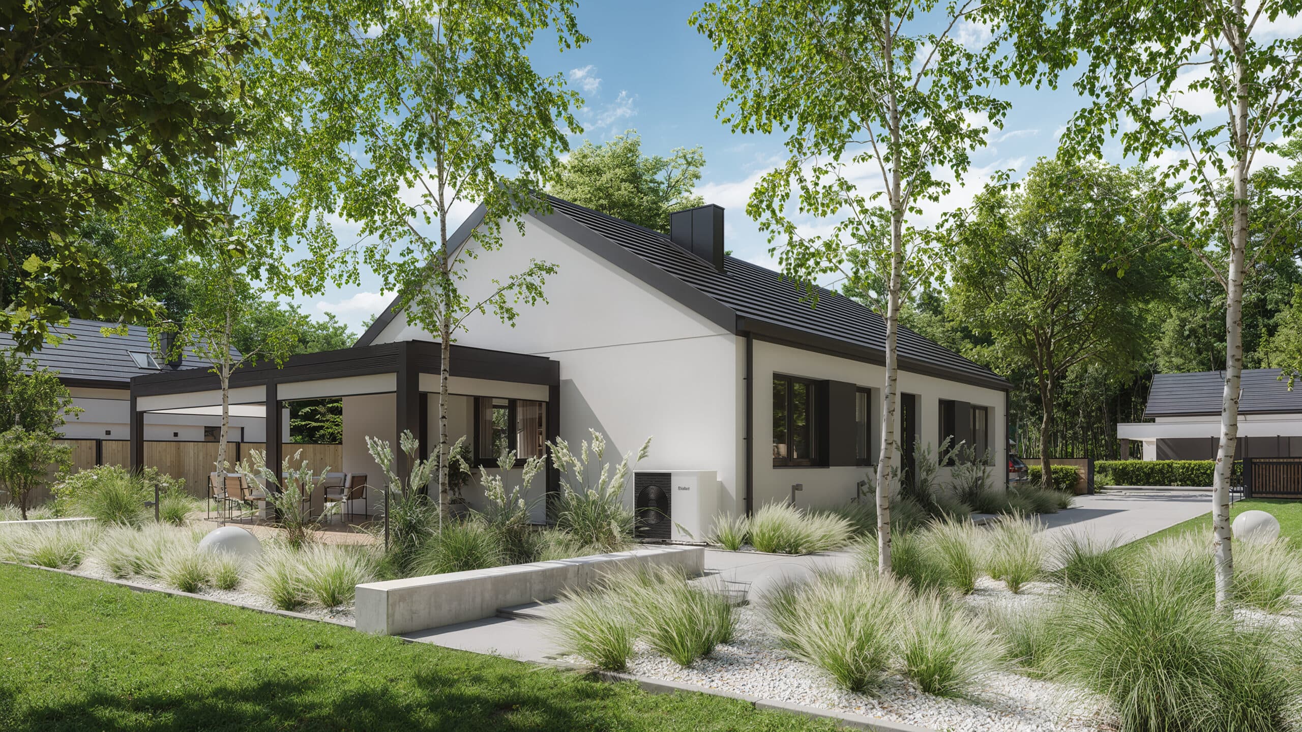 Dom prefabrykowany MAB002 — parterowy, 93 m² — MABUDO S.A.