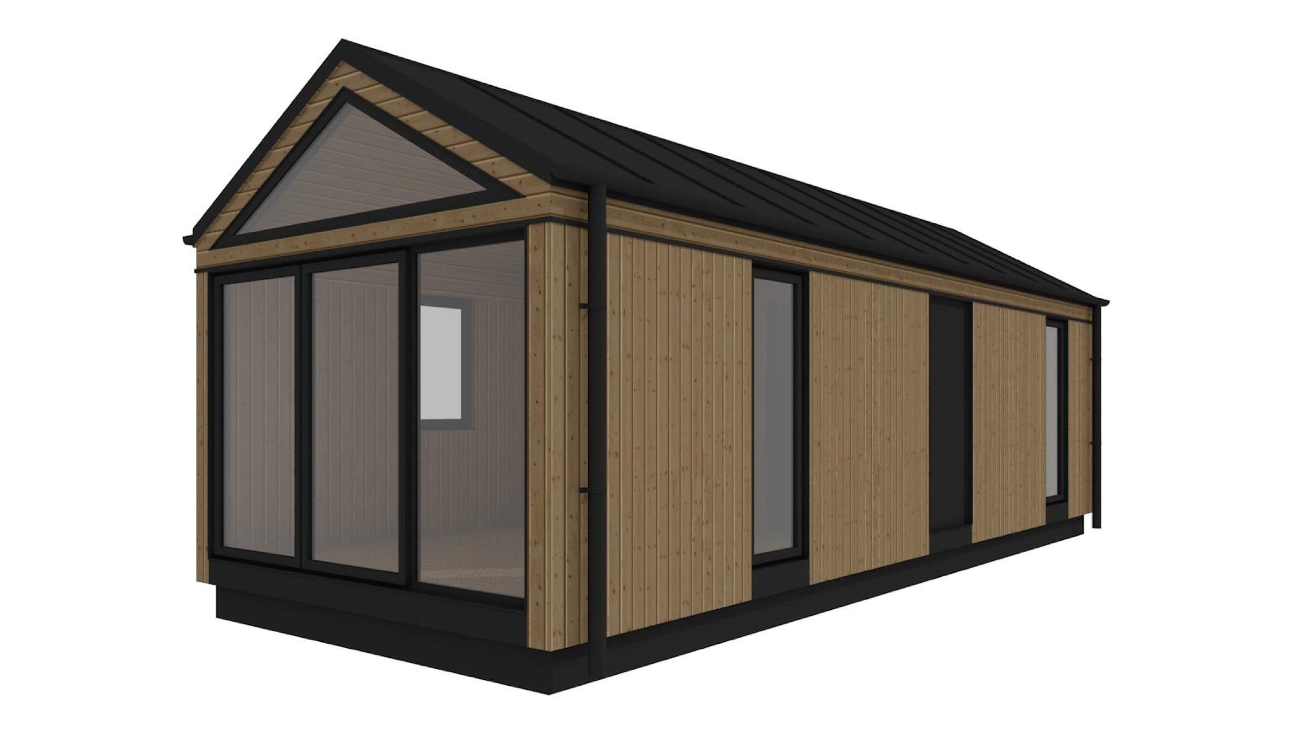 Dom mobilny Rubin Double — 35 m², 3,5 × 10,0 m, z antresolą — MAFIKA Iwona Kondrot, Krzysztof Polakow sp. j.