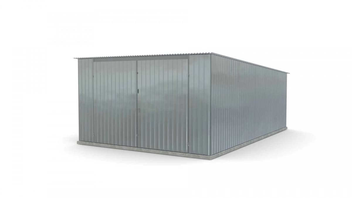 Garaż blaszany 4 × 6 m — MARITOM S.C. Mariusz Pławecki, Tomasz Pławecki