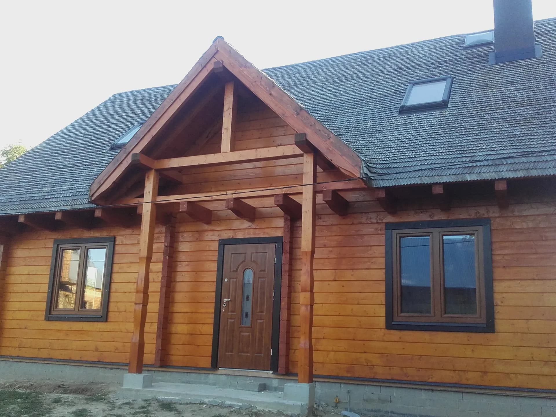 Dom z bala jak w Lublinie — 94 m², z dostawą i montażem — model domu