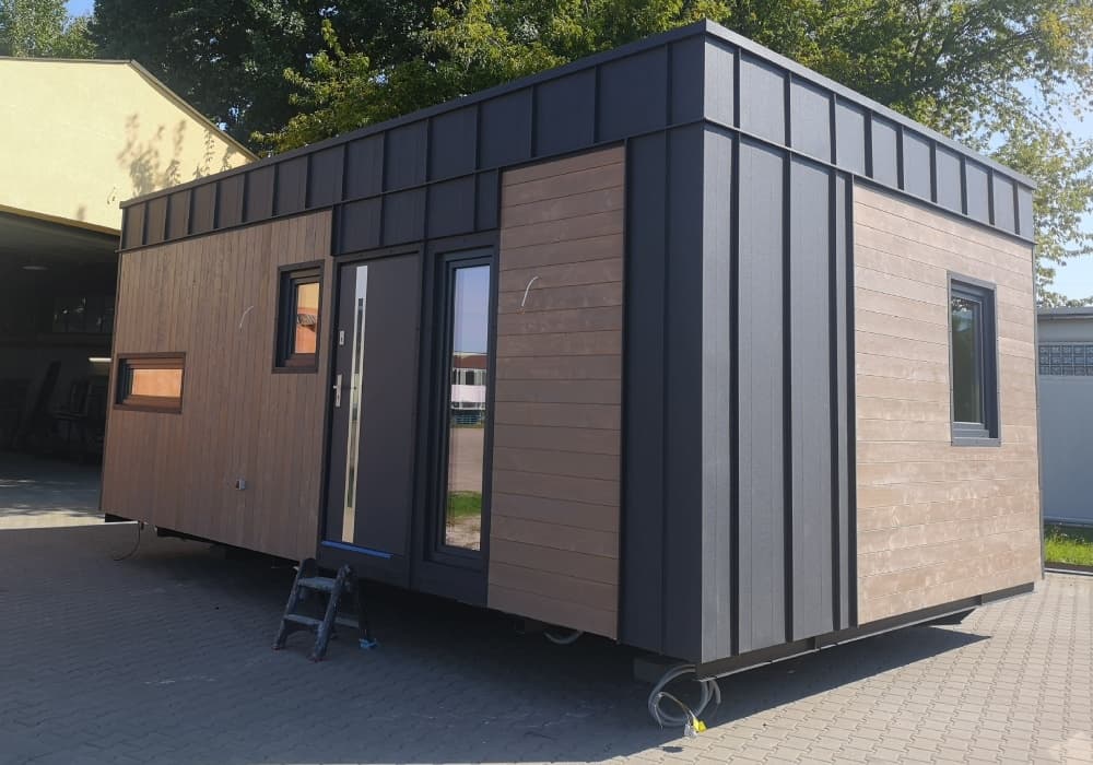 Dom modułowy WYN — 35 m², dach jednospadowy — model domu