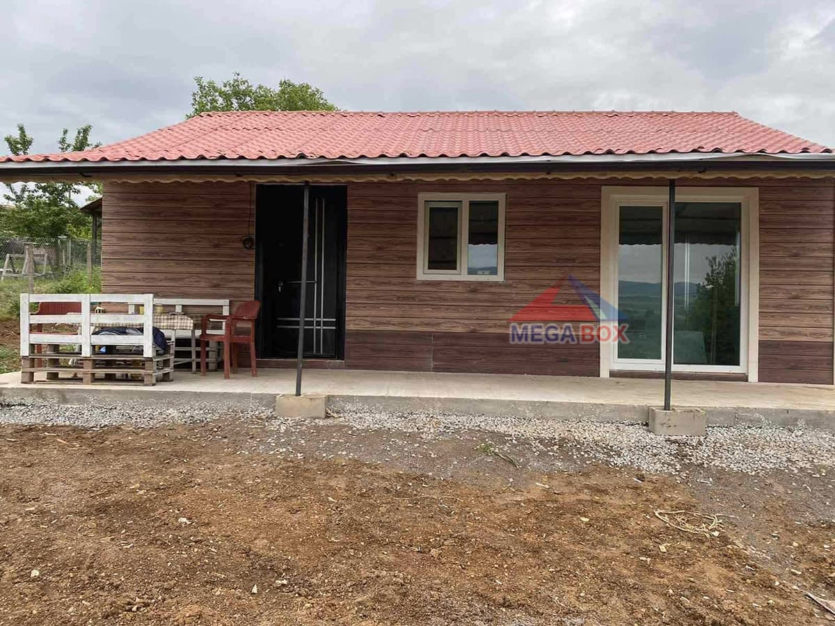 Dom prefabrykowany Toronto (Торонто) — 6,0 × 8,4 m, 50,4 m² — MegaBox (Мега Бокс)