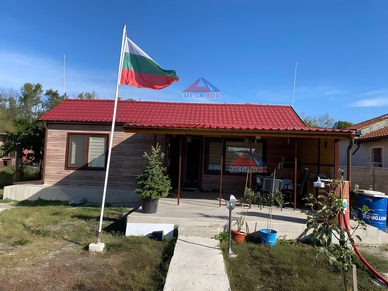 Dom prefabrykowany Wiedeń (Виена) — 3,6 × 9,6 m, 34,56 m² — MegaBox (Мега Бокс)