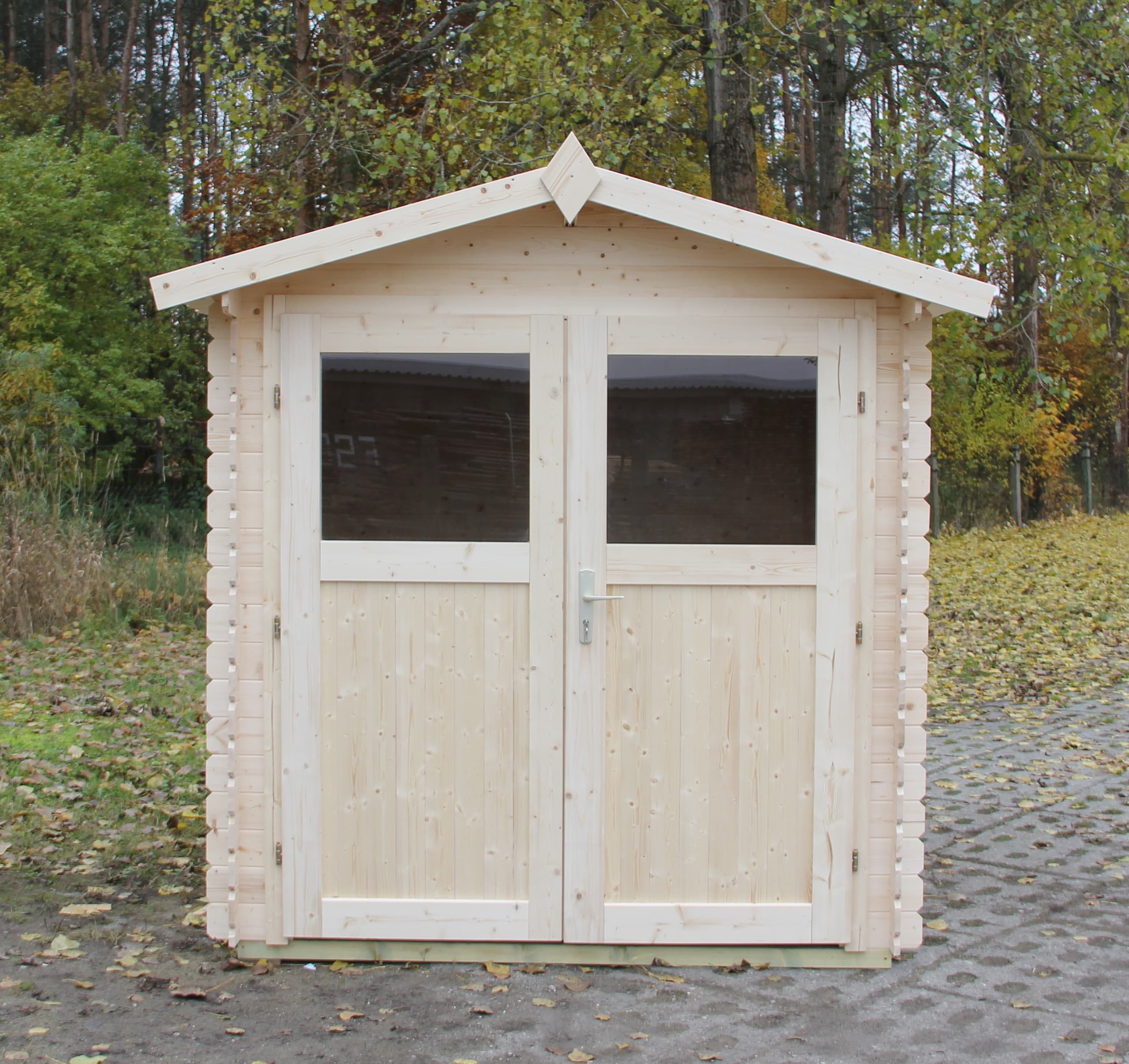 Domek narzędziowy Ognik — 2,16×2,16 m, 5 m² — model domu