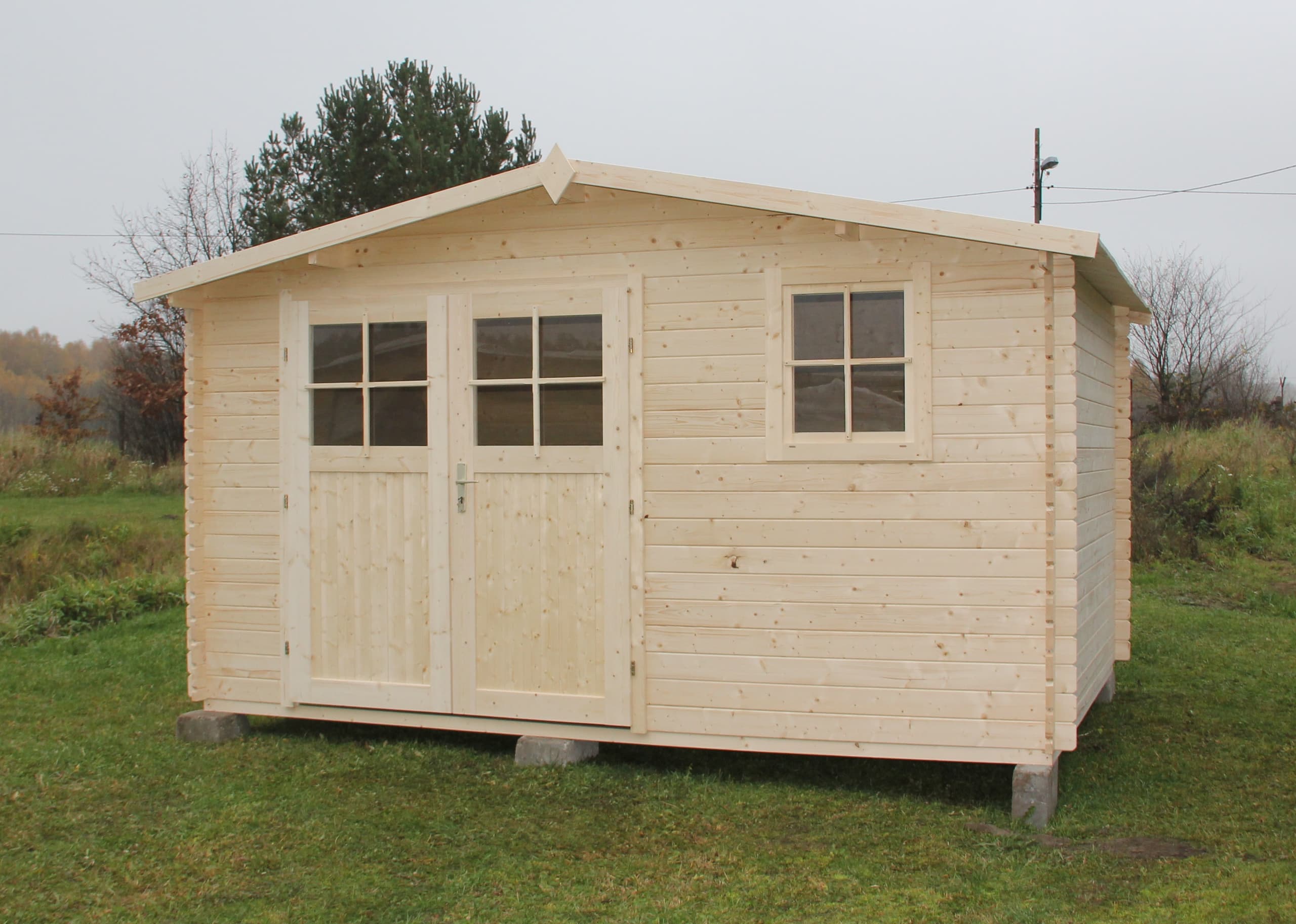 Domek ogrodowy Narcyz — 4,16×3,16 m, 13 m² — model domu