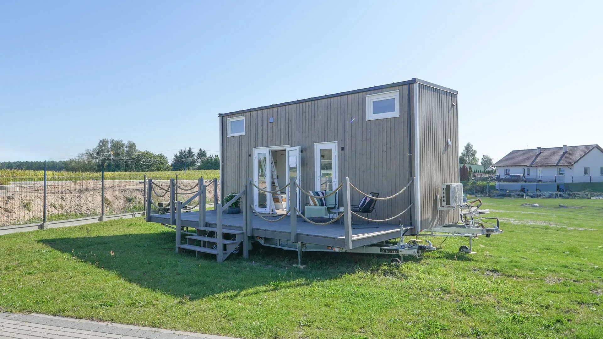 Mobi Forest — tiny house 20,66 m² z dwiema antresolami — model domu