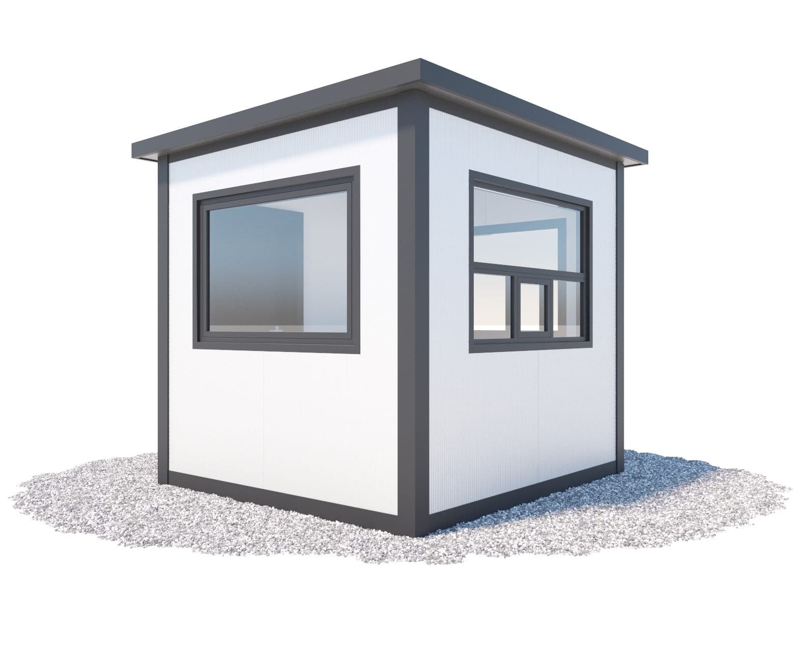Stróżówka 2,4 × 2,6 m — wariant MS 4A — model domu