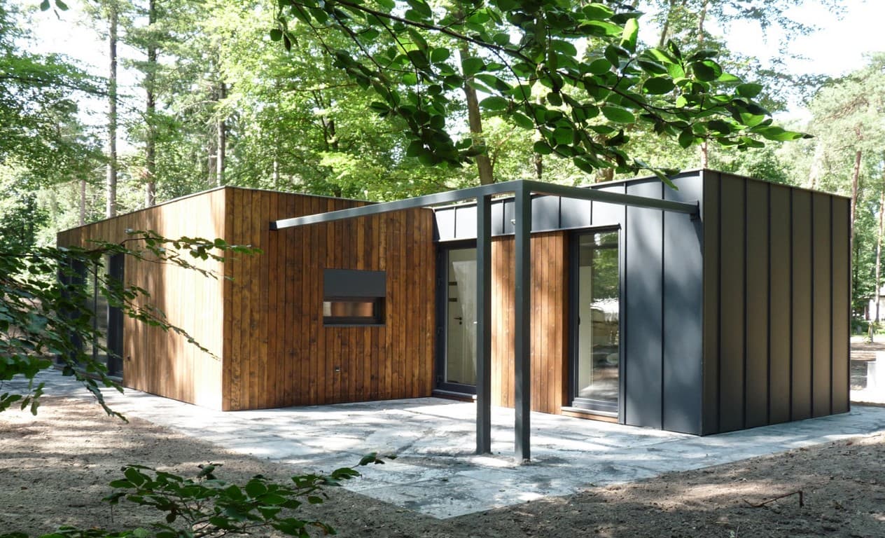 Dom całoroczny modułowy Q70 — 70 m² — Moduarte
