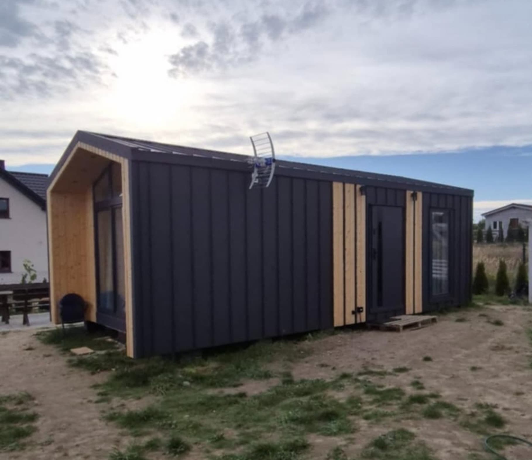 Domek modułowy TELI 35 — 35 m² zabudowy — MONTERDOM
