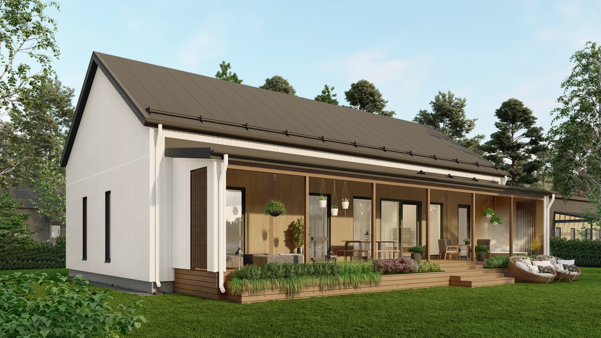 Dom modułowy Syreeni — 135 m² — Muurametalot (ProModules Oy)