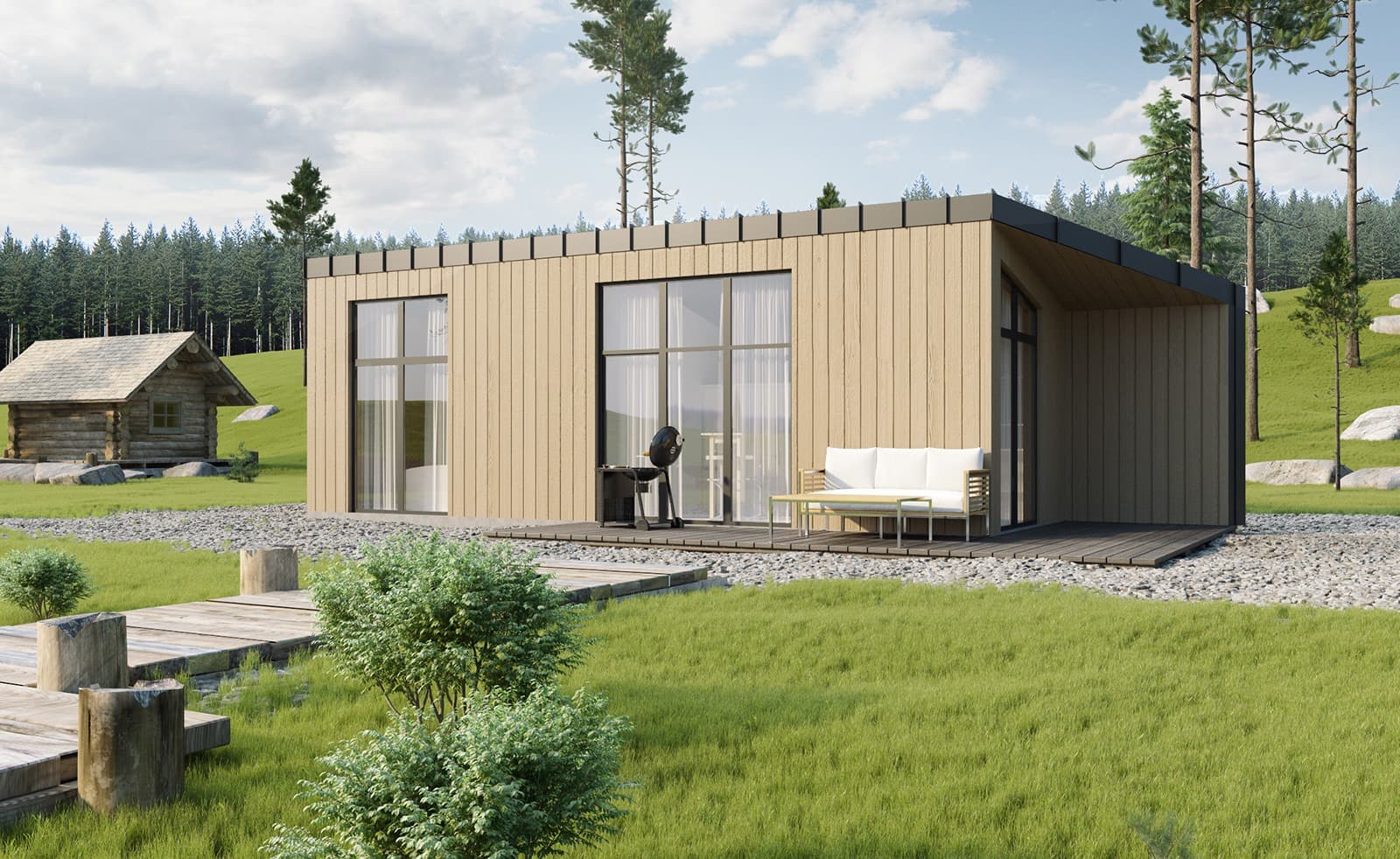 Dom modułowy FORTŪNA MINI, 28 m² — model domu