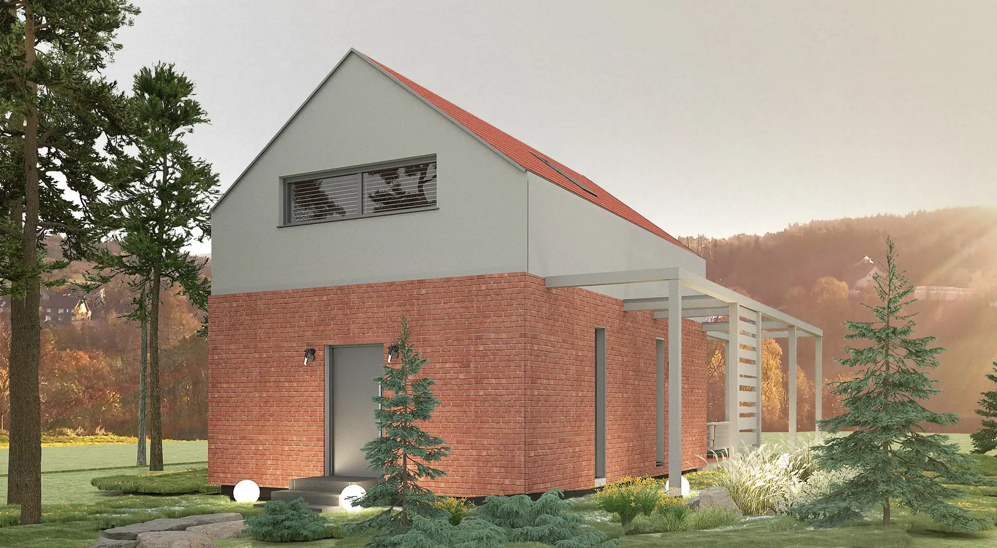 Dom modułowy OPTIMO — 50 m² — nomadoM — Technologie Modułowe