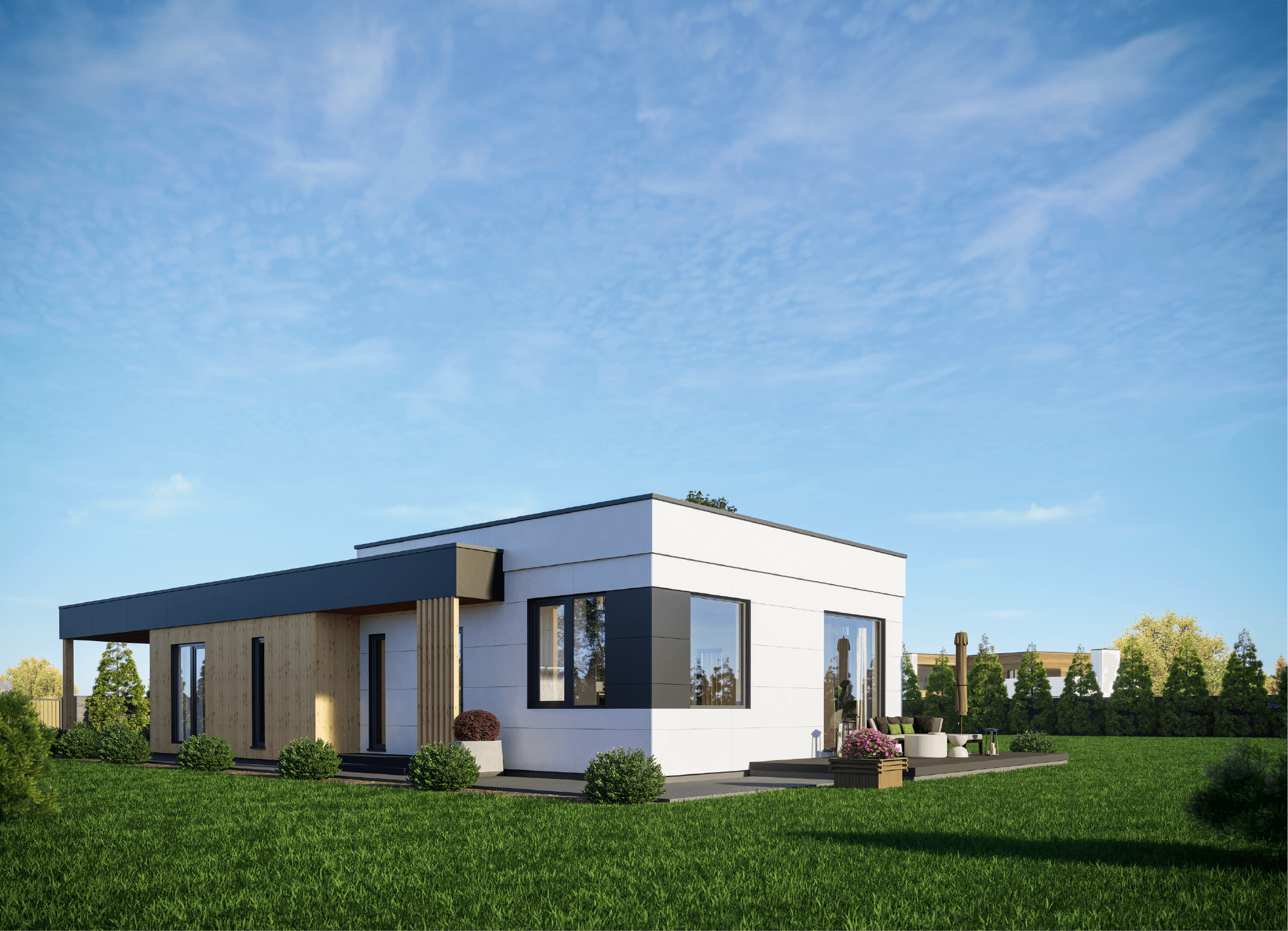 Dom z CLT LINDEN 110 — 110 m² — Nordberg Construction (SIA NORDBERG CONSTRUCTION)