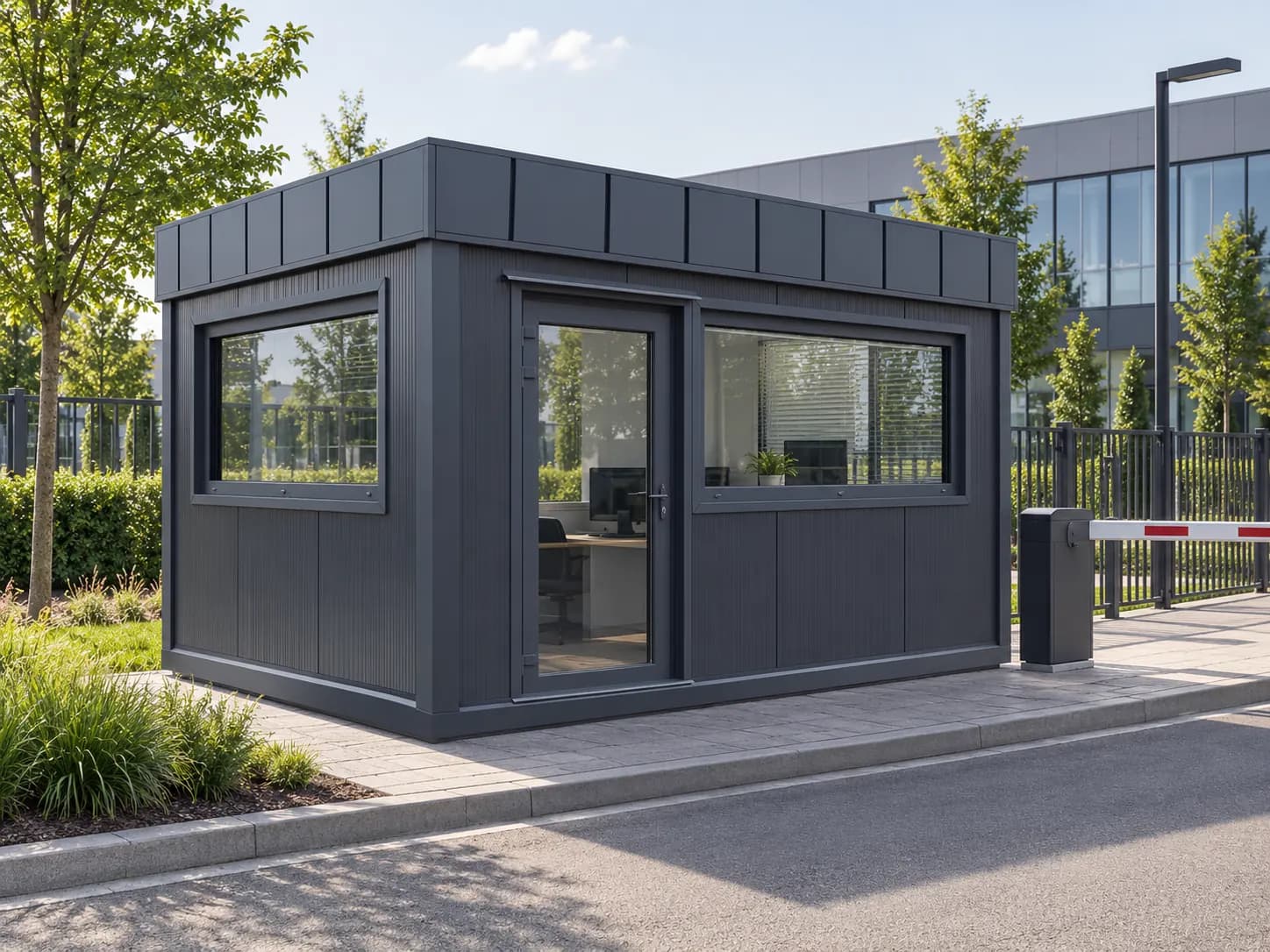 NOVI SECURITY 01 — portiernia 4 × 3 m — model domu