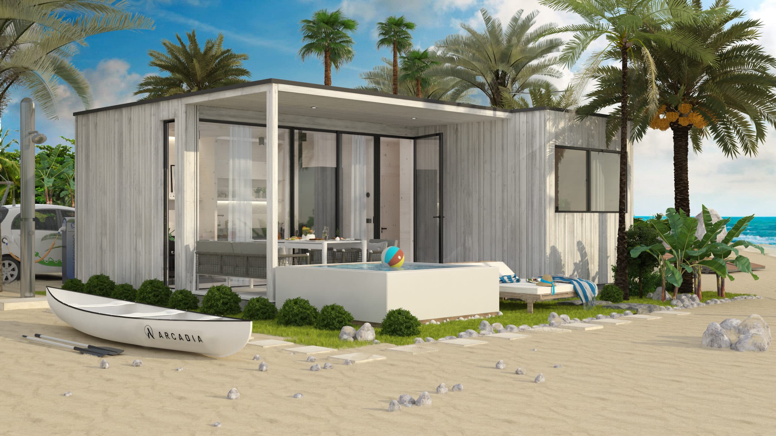 Beach mobile home 36 m² — dom mobilny, OIKO sustainable villas