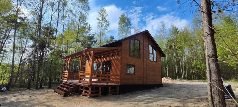 Ostoja na Uboczu — dom szkieletowy 109,5 m², Orchard Artistic Woodwork