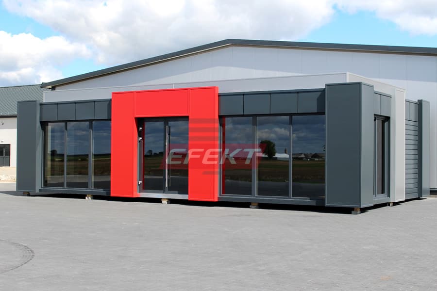 Pawilon Curry 12 × 6 m — model domu