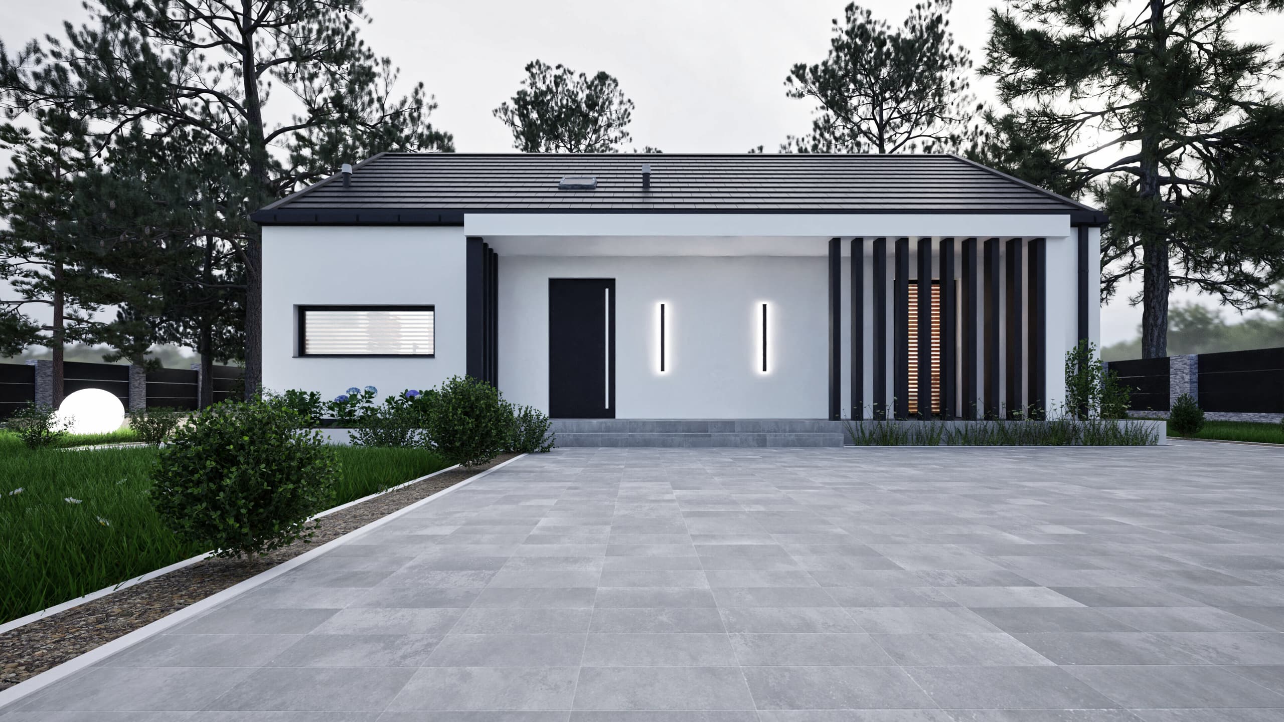 Dom parterowy DJ 97 — 97,2 m² — PB HOUSE sp. z o.o.