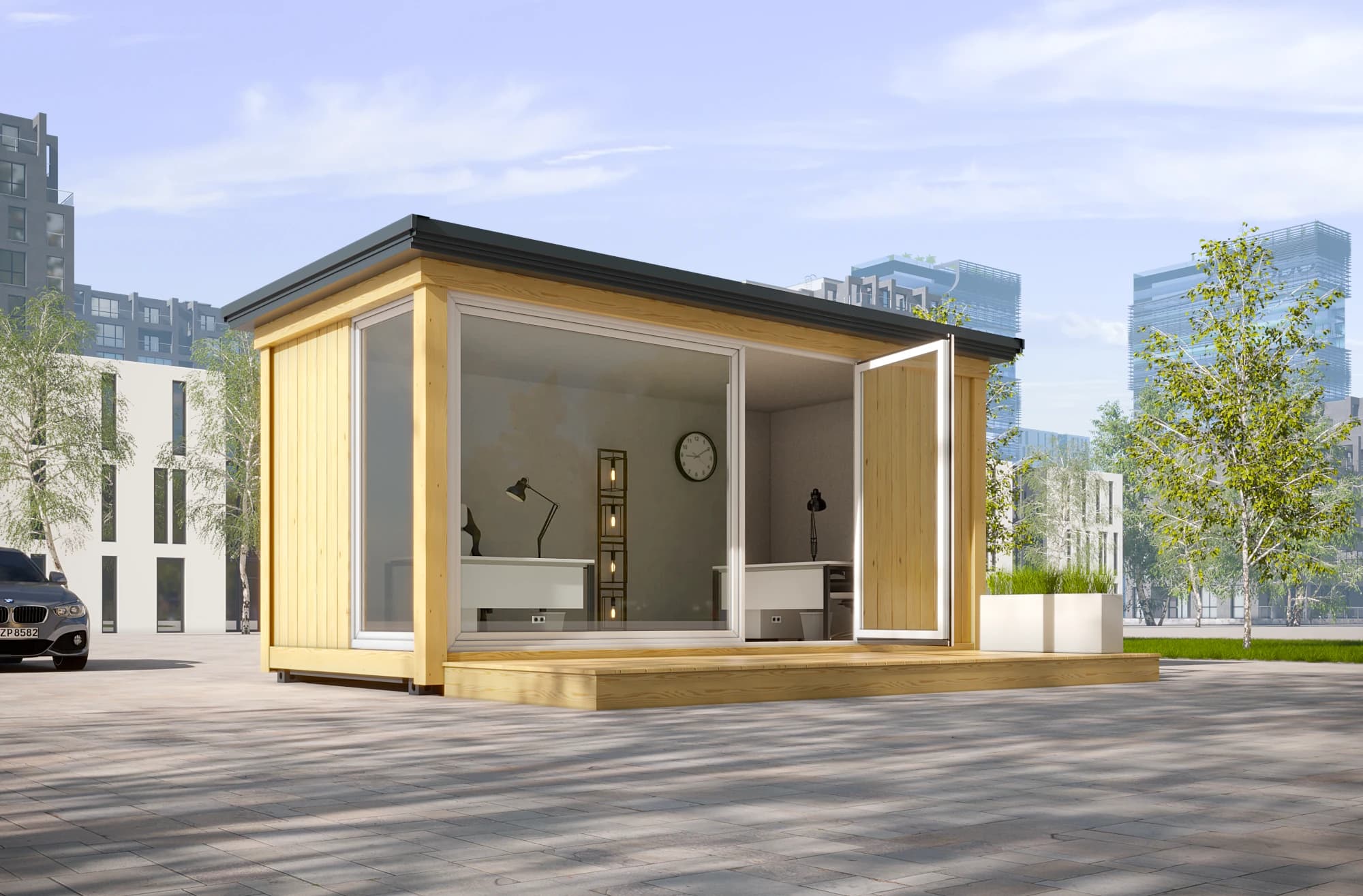 Kontener biurowy BI-2 — 6 × 2,5 m — PREMIUM CONTAINERS Piotr Żmij