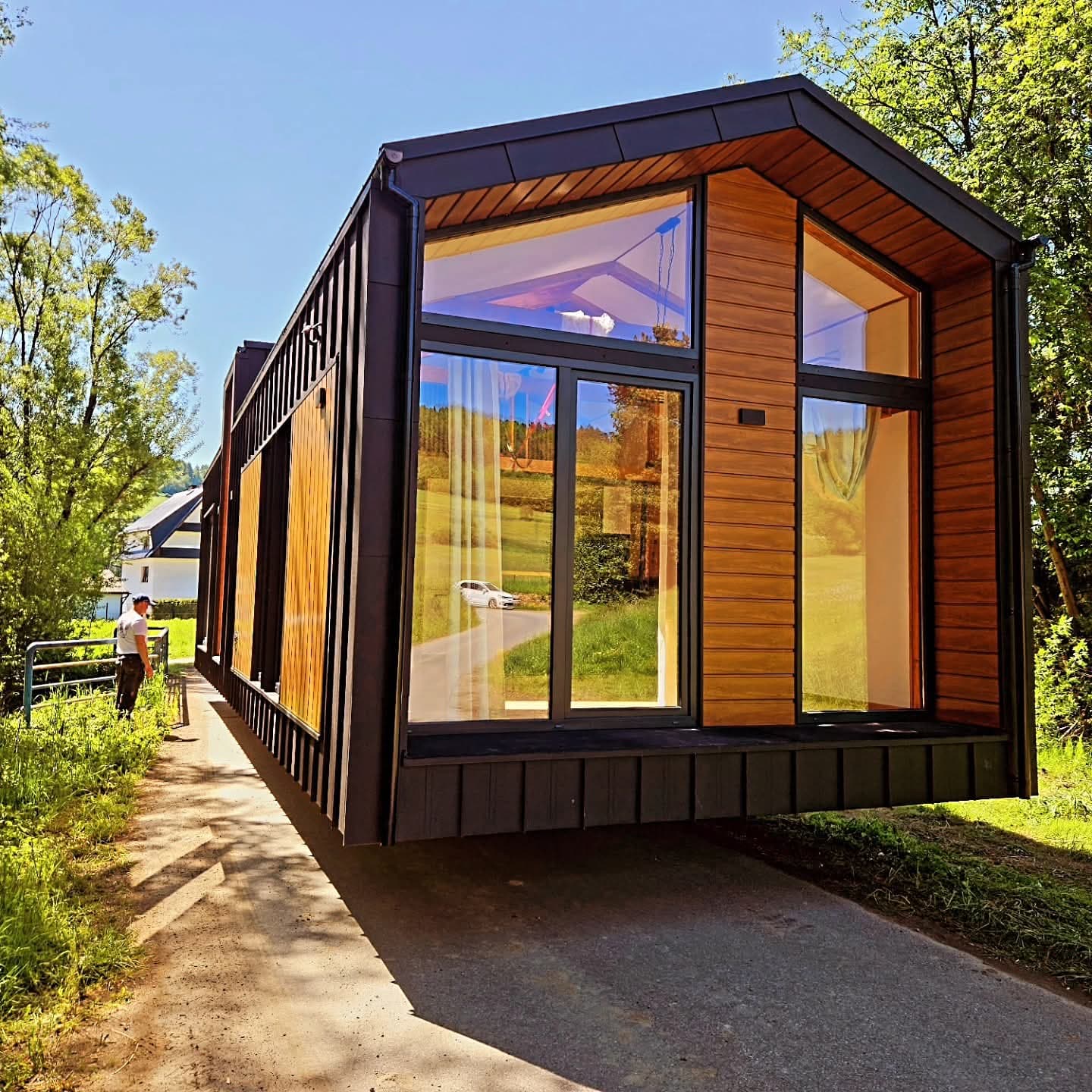 Domek mobilny WIKTORIA 40 m² z dwiema antresolami — Raba Haus (Rabahaus Manufaktur)