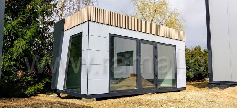 Pawilon modułowy CAFE — 6 × 3 m (18 m²) — RAMAL PAWILONY sp. z o.o.