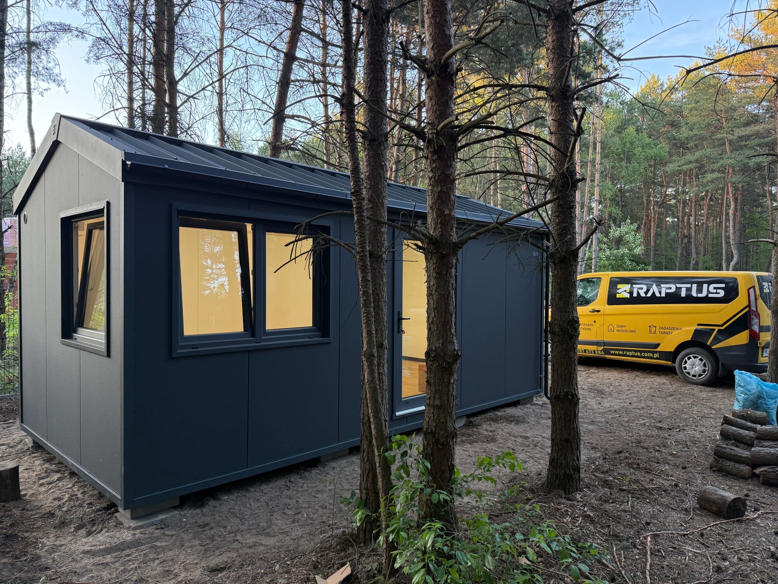 Kontener-pracownia RAPTUS OFFICE 18 — 6 × 3 m — RAPTUS Sp. z o.o.