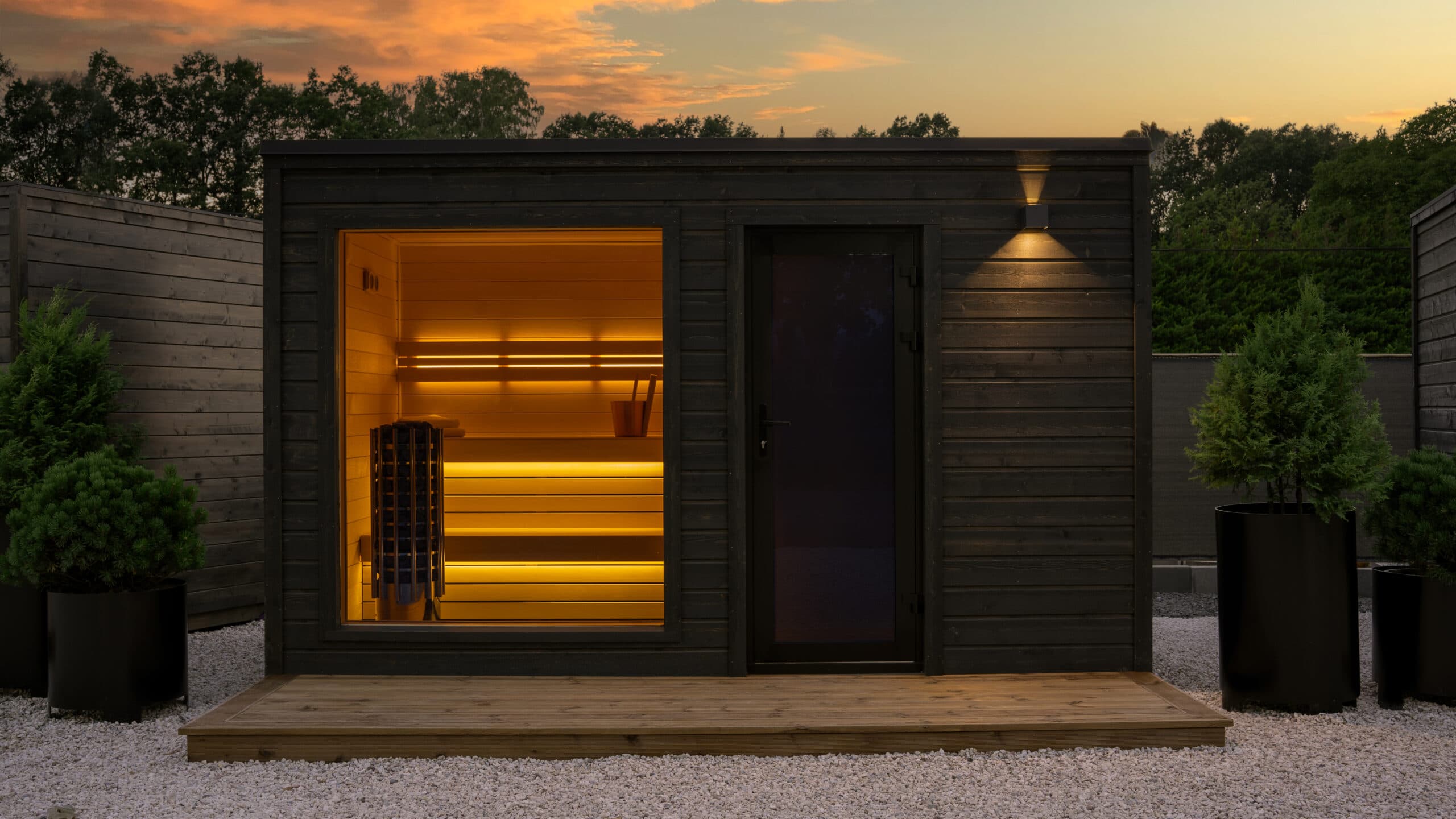 Sauna Delux 9 — Sauna-X (Flink Scandinavian Houses Sp. z o.o.)