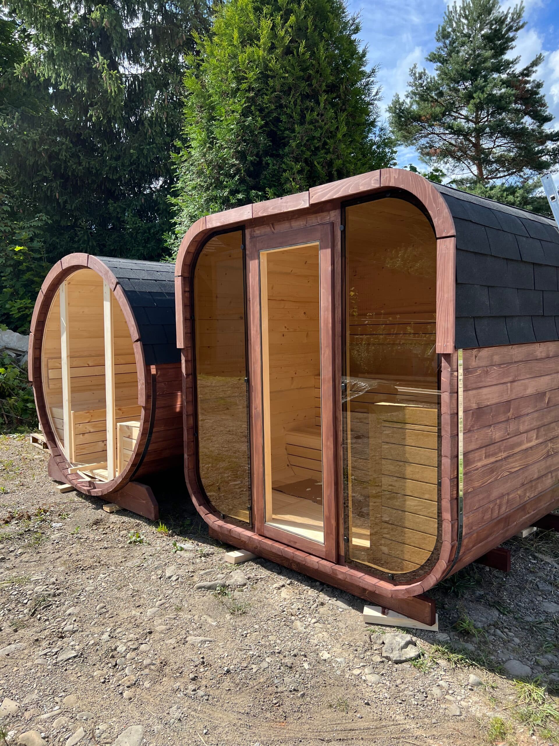 Sauna QBIK Lux — 2,5 × 2 m — Sauny Beczki (UNI-INVEST Adrian Paluch)