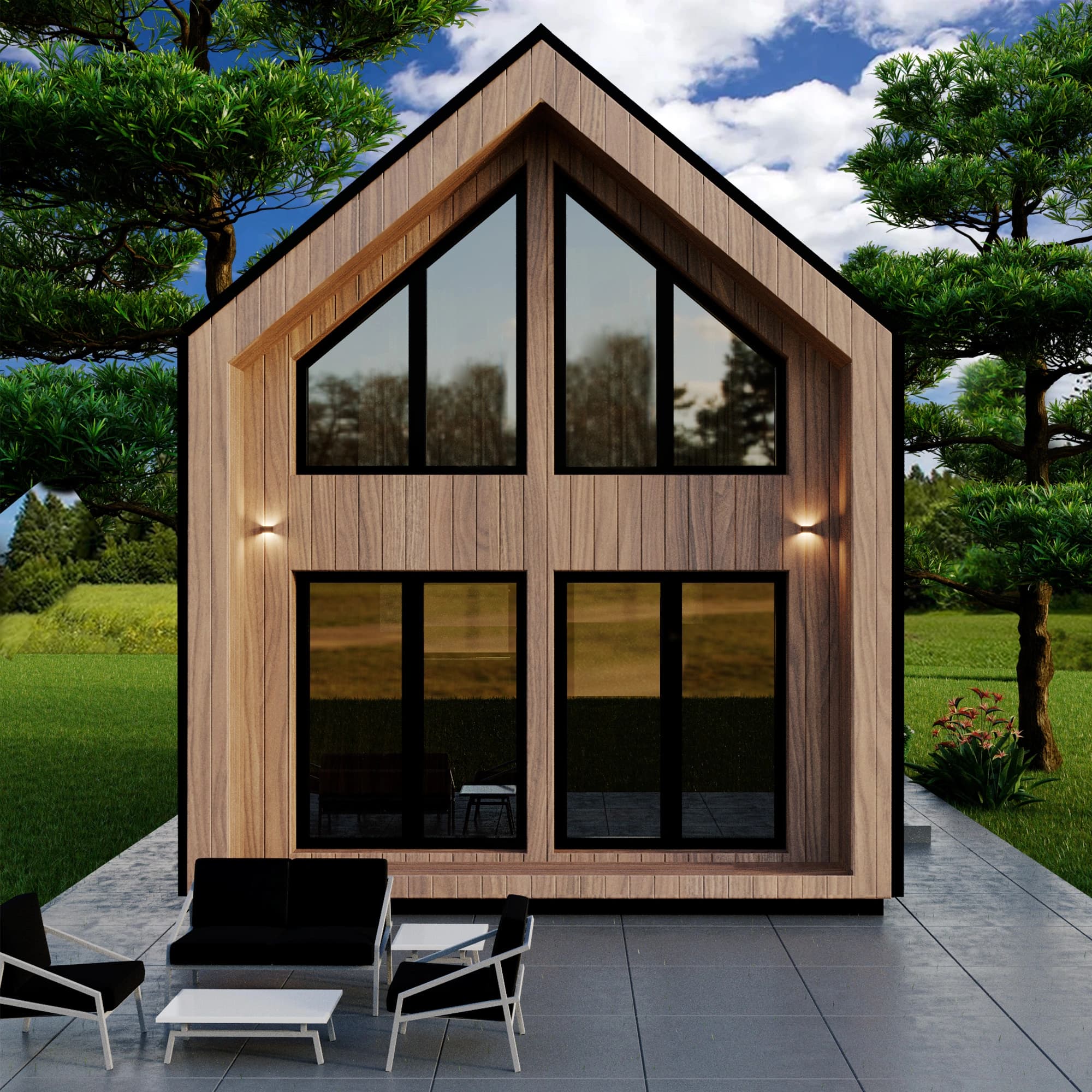 Dom piętrowy Weekend — 60 m² — model domu