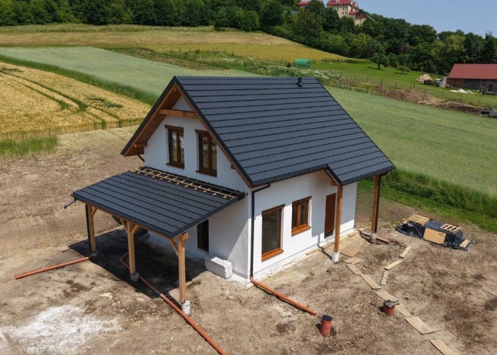 Dom szkieletowy — Biskupice, realizacja SKAND HOUSE Sp. z o.o.