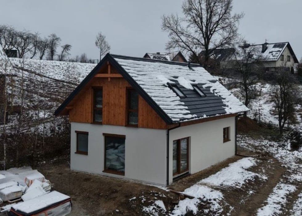 Dom szkieletowy — Przybysławice, realizacja SKAND HOUSE Sp. z o.o.