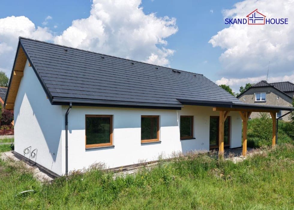 Dom szkieletowy — Zabrzeg, realizacja SKAND HOUSE Sp. z o.o.