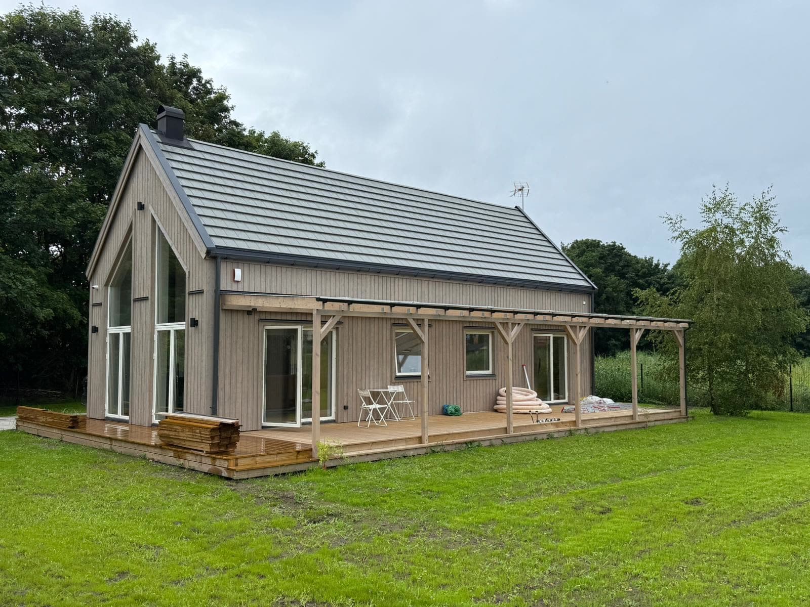 Dom Baldur z antresolą — 75 m² — SKANDOM Sp. z o.o.