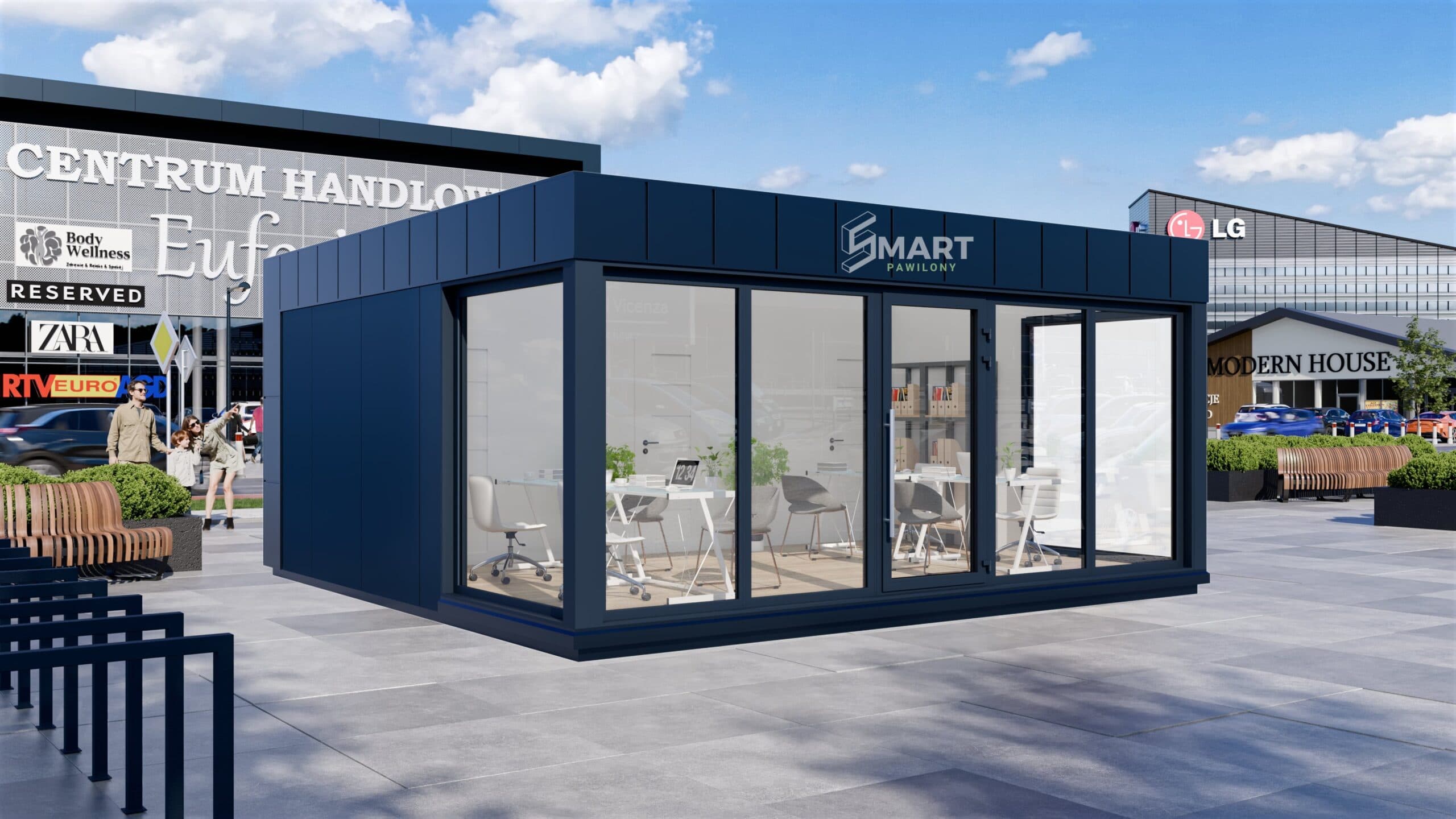 Pawilon SMART #013 — 6 × 6 m, 36 m² — model domu
