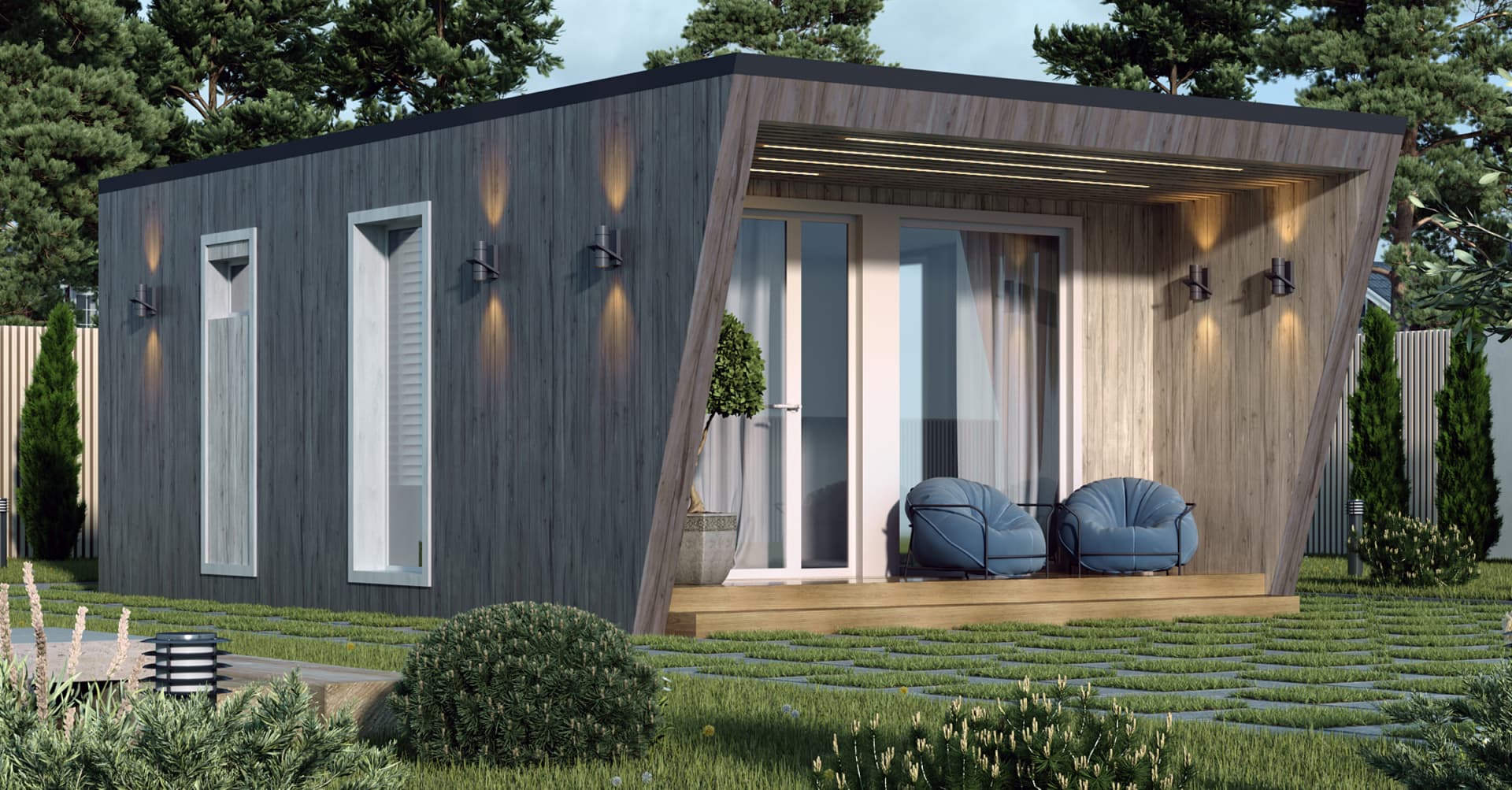 Modułowy dom rekreacyjny SM 38, 31 m² — SOLOMIA Sp. z o.o.