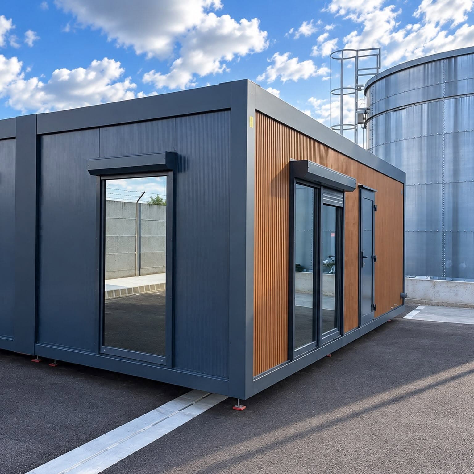 Budynek z dwóch modułów, ok. 45 m² — Steiner Modular (Ifj. Steiner Gábor)