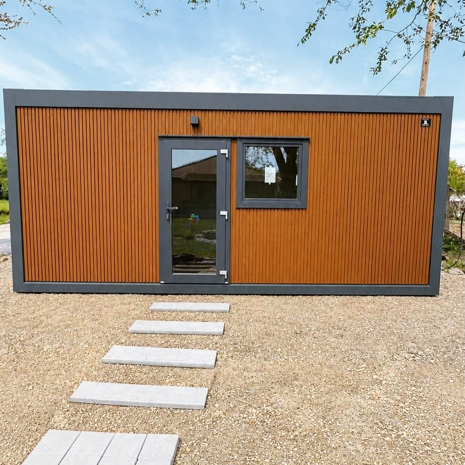 Domek ogrodowy 6,24 × 2,90 m — Steiner Modular (Ifj. Steiner Gábor)