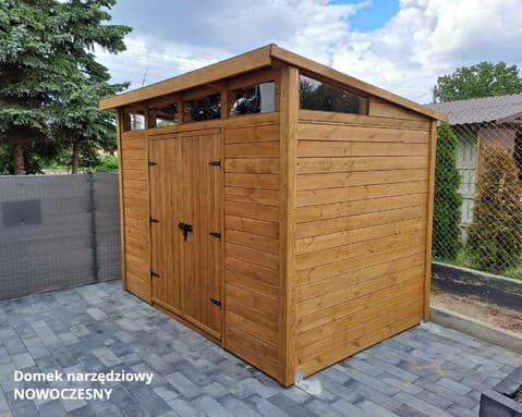 Domek narzędziowy Nowoczesny 3 × 2 m — model domu