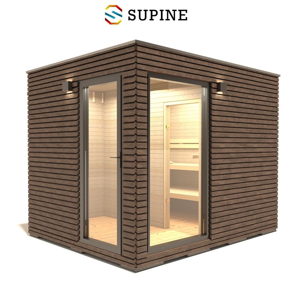 Sauna ogrodowa Xavier z przedsionkiem — 8 m², SUPINE Łukasz Błaszcz